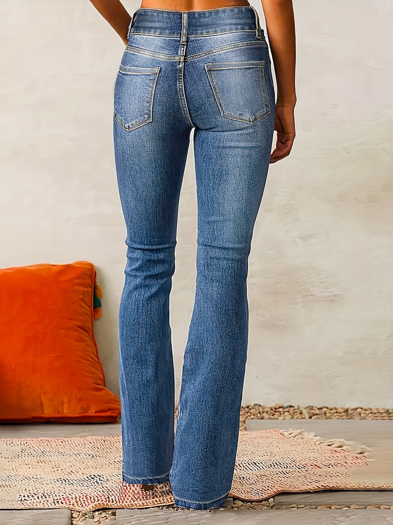 Pure Vesta | High-waisted jeans with flared legs