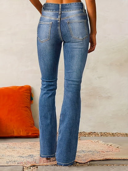 Pure Vesta | High-waisted jeans with flared legs