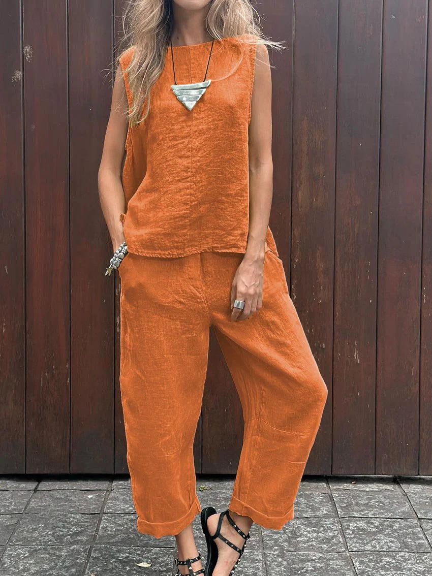 Pure Vesta | Summer two-piece set with lightweight comfort