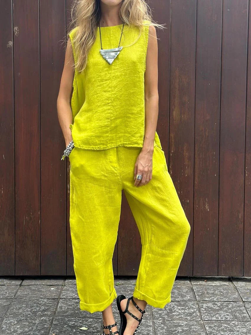 Pure Vesta | Summer two-piece set with lightweight comfort