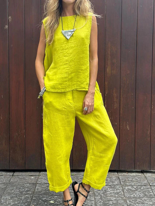 Pure Vesta | Summer two-piece set with lightweight comfort