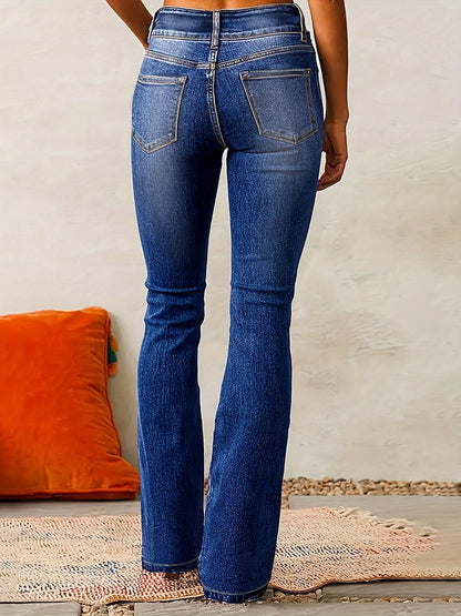 Pure Vesta | High-waisted jeans with flared legs
